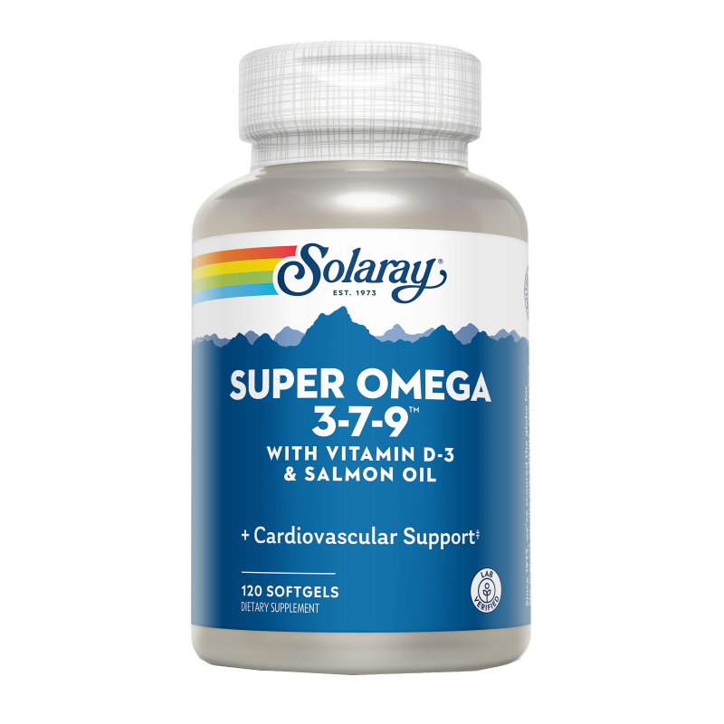 Super Omega 3.7.9 - 120 perlas. Solaray. Herbolario Salud Mediterranea