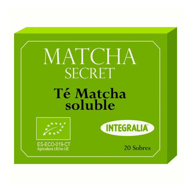 Té Matcha Ecológico Soluble - 20 Sobres. Integralia. Herbolario Salud Mediterranea