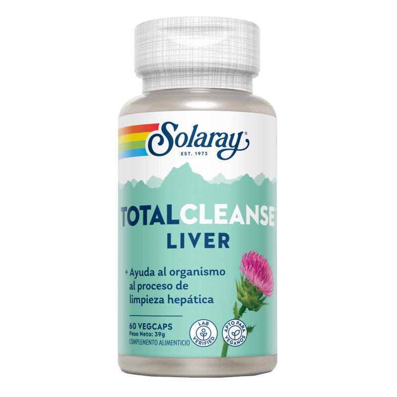 Total Cleanse Liver - 60 Cápsulas. Solaray. Herbolario Salud Mediterranea