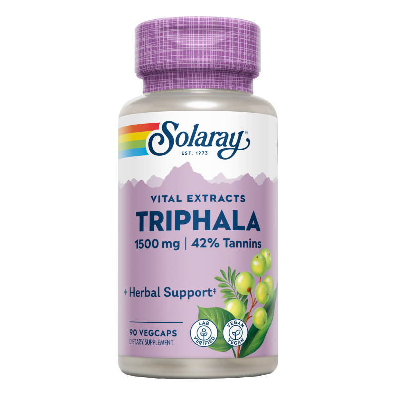 Triphala 500 mg- 90 VegCaps. Solaray. Herbolario Salud Mediterranea