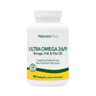 Ultra Omega 3/6/9 - 90 Perlas. Natures Plus. Herbolario Salud Mediterranea