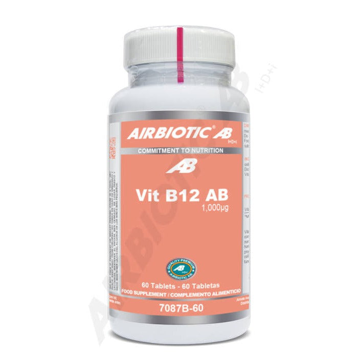 Vitamina B12 1.000 µg - 60 Tabletas. Airbiotic AB. Herbolario Salud Mediterranea