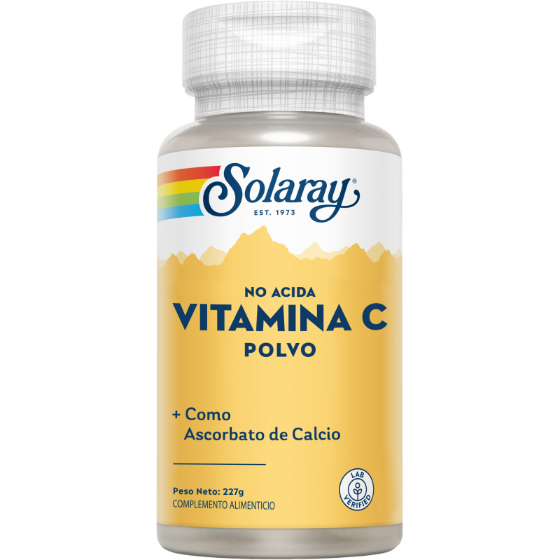 Vitamina C No Acida - 227 gramos. Solaray. Herbolario Salud Mediterranea