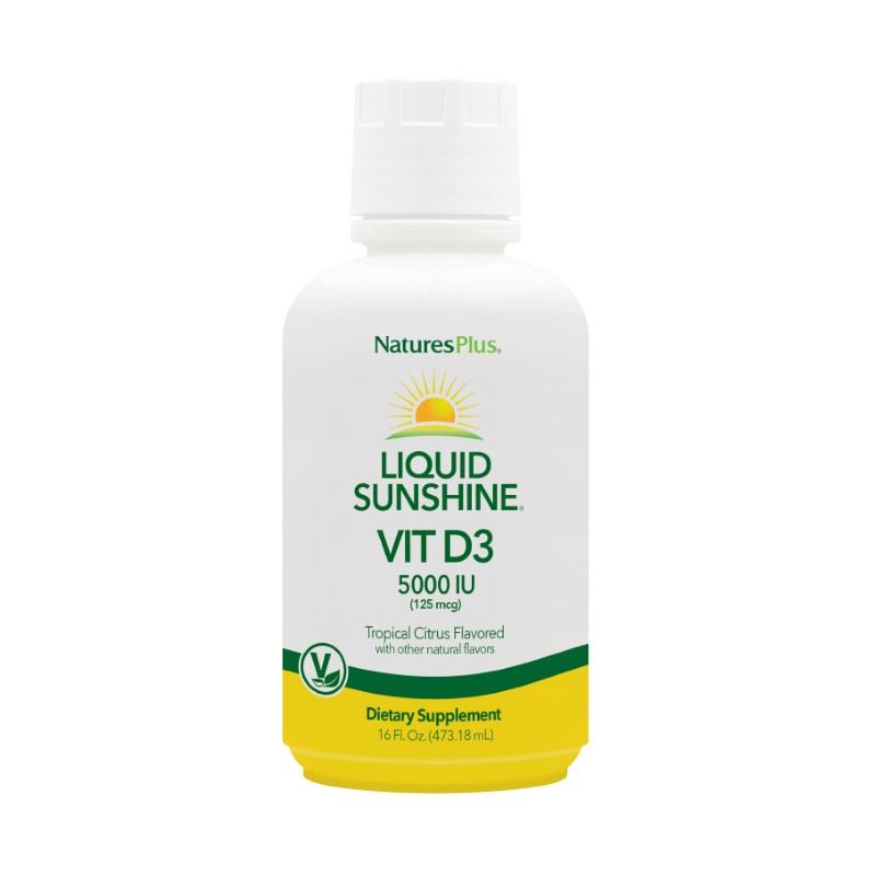 Vitamina D3 Liquid Sunshine - 473,18 ml. Natures Plus. Herbolario Salud Mediterranea