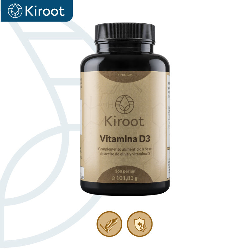 Vitamina D3 - 360 Perlas. Kiroot. Herbolario Salud Mediterranea