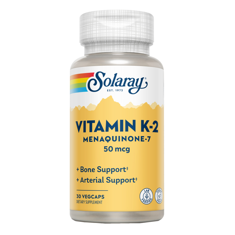 Vitamina K2 - 30 Cápsulas. Solaray. Herbolario Salud Mediterranea