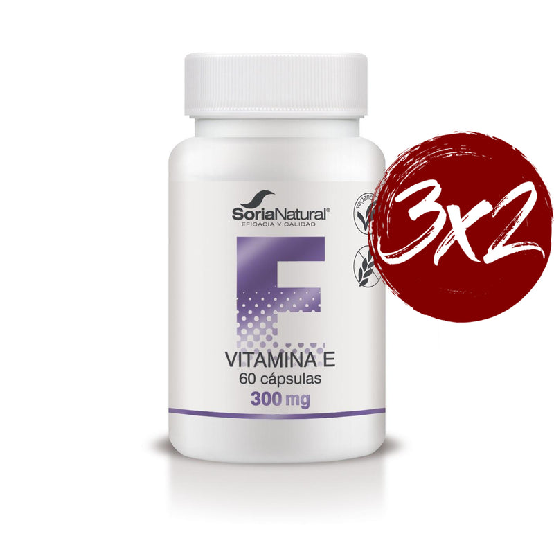 Vitamina E liberacion sostenida - 60 Capsulas. Soria Natural