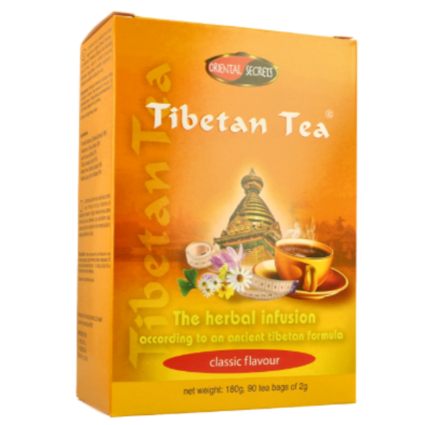 Chá Tibetano Sabor Clássico - 90 sachês. segredo oriental