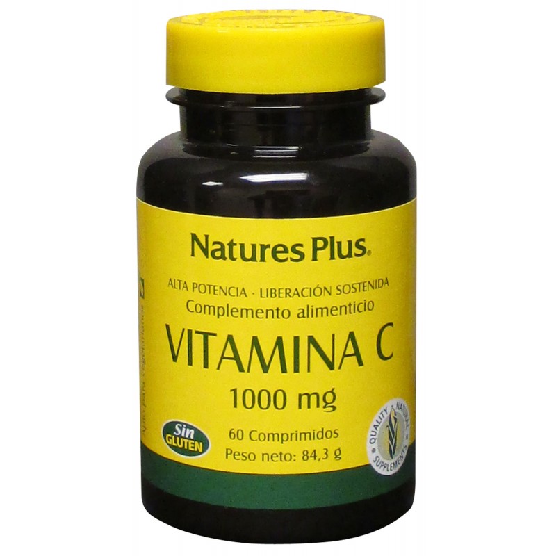 Vitamina C 1000 mg - 60 Comprimidos. NaturesPlus