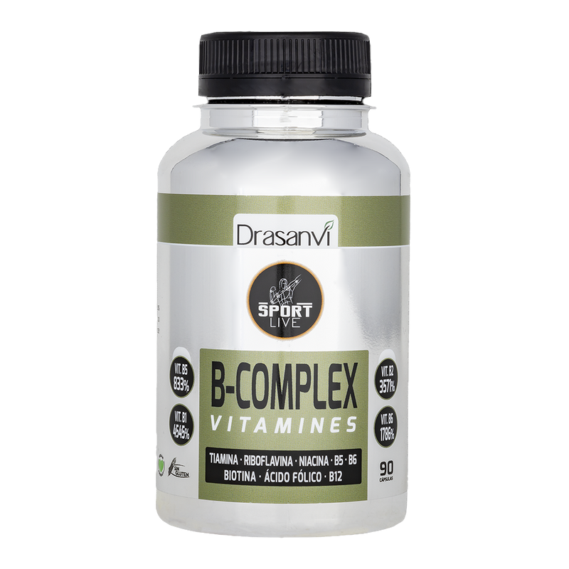 B Complex - 90 Cápsulas. Sport Live Drasanvi. Herbolario Salud Mediterranea