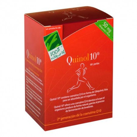 Quinol 10 50 mg - 60 cápsulas. 100% Natural