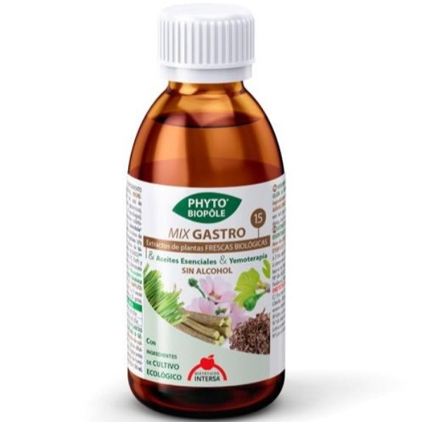 Botella de Phyto Biopole nº15 Mix Gastro - 50 ml. Dietéticos Intersa. Herbolario Salud Mediterránea