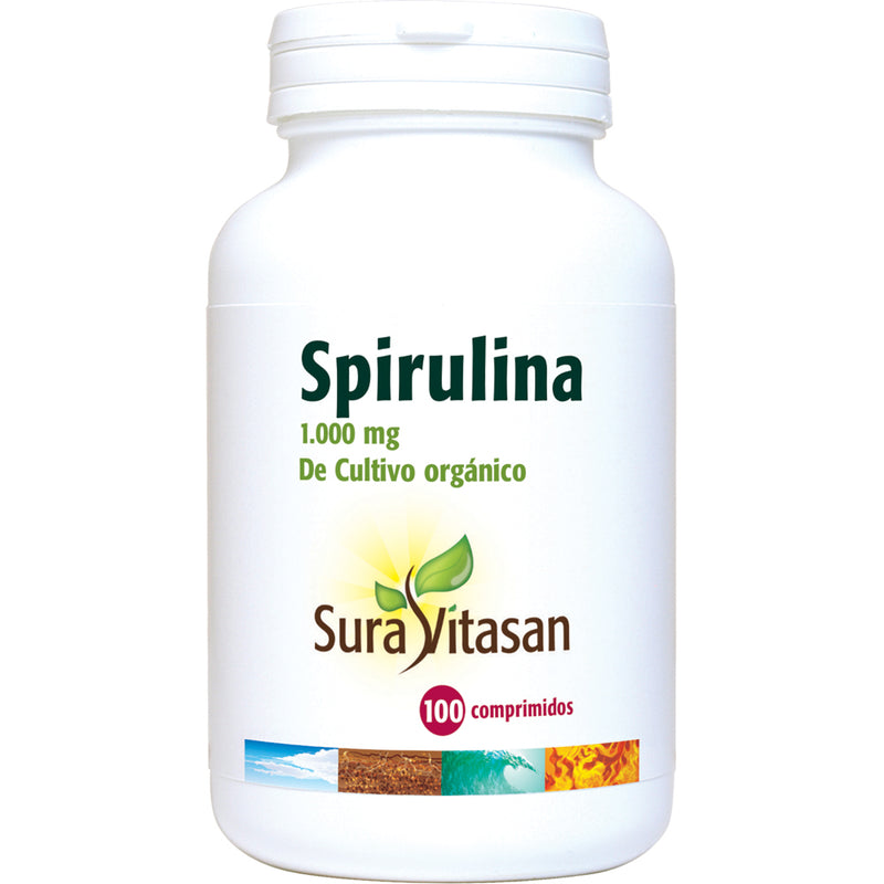 Spirulina - 100 Comprimidos. Sura Vitasan