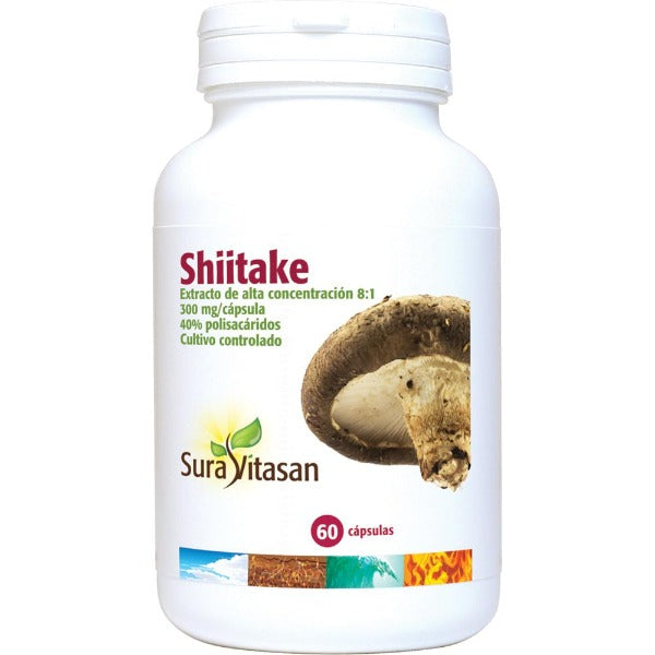 Shiitake es un complemento a base de un extracto puro y de alta potencia (8:1) del hongo medicinal Lentinula edodes.