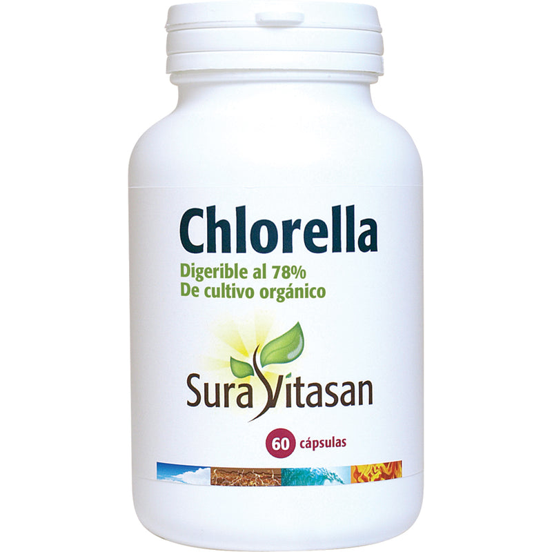 Chlorella - 60 Cápsulas. Sura Vitasan. Herbolario Salud Mediterránea