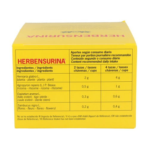 Herbesurina - 40 Infusiones. Deiters. Herbolario Salud Mediterranea
