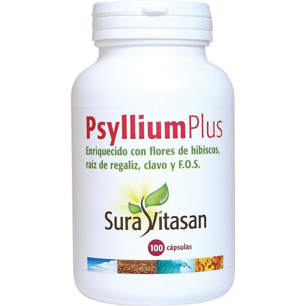 Psyllium Plus - 100 Cápsulas. Sura Vitasan. Herbolario Salud Mediterránea