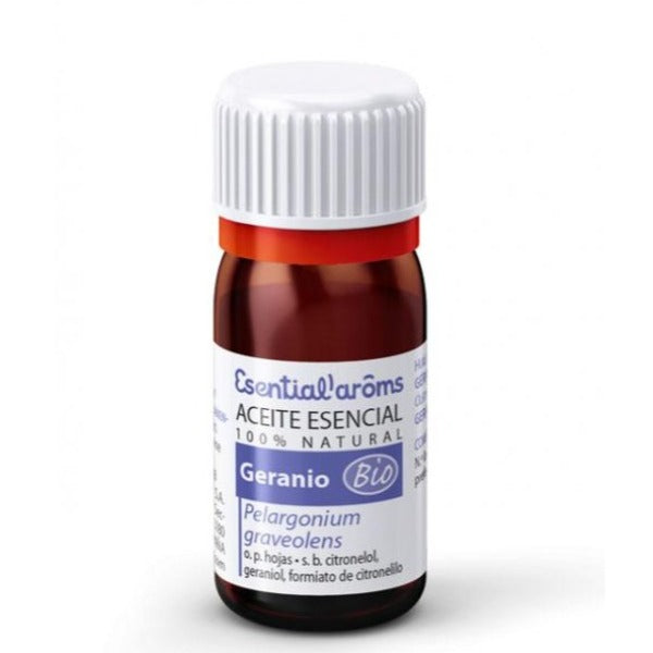 Aceite Esencial Geranio BIO - 10 ml. Esential´arôms. Herbolario Salud Mediterranea
