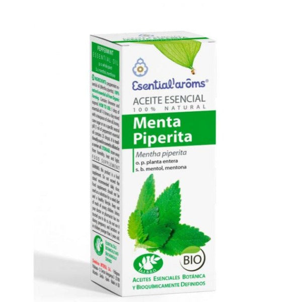 Aceite Esencial Menta Piperita BIO - 10 ml. Esential'aroms. Herbolario Salud Mediterranea