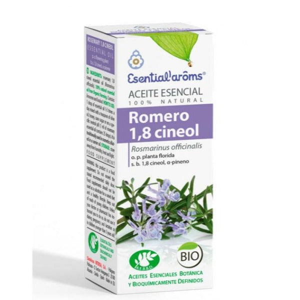 Aceite Esencial  Romero 1,8 cineol BIO - 10 ml. Esential'arôms. Herbolario Salud Mediterranea