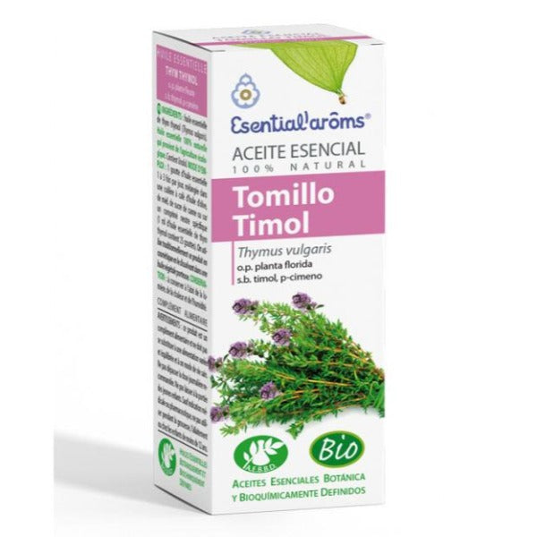 Aceite Esencial Tomillo Timol BIO - 10 ml. Esential´aroms. Herbolario Salud Mediterranea