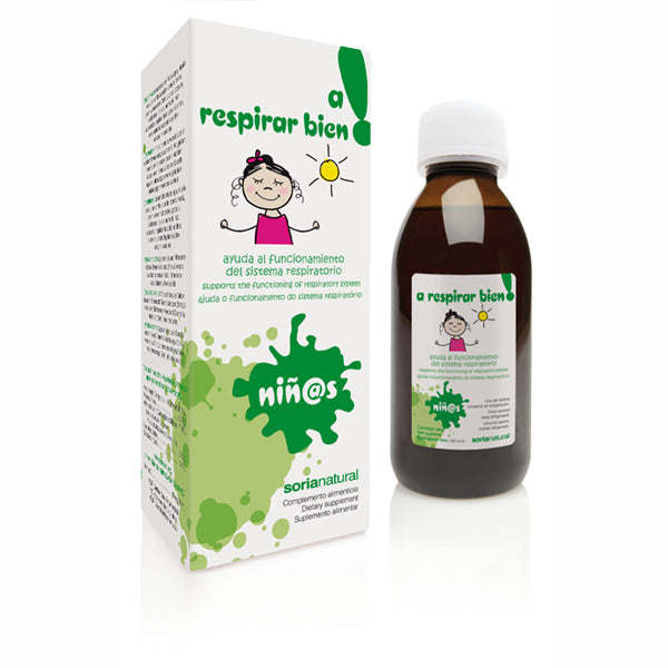Jarabe Infantil. A Respirar Bien! - 150 ml. Soria Natural. Herbolario Salud Mediterránea