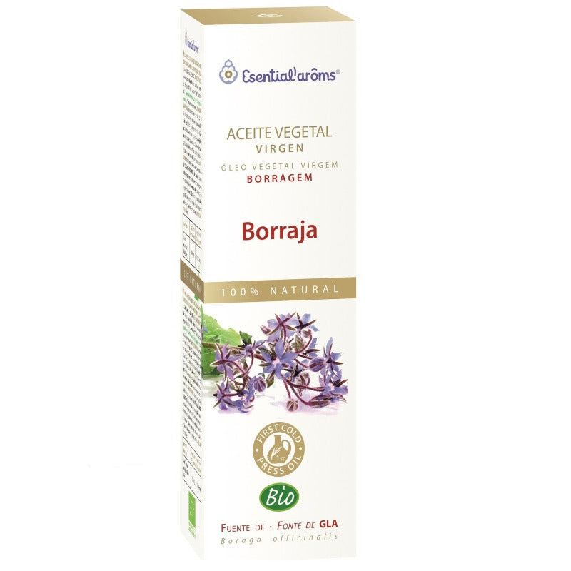 Aceite Vegetal Virgen de Borraja BIO - 100 ml. Esential'aroms. Herbolario Salud Mediterranea
