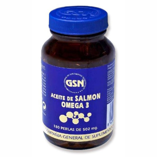 Aceite de Salmon Omega 3 - 180 Perlas. GSN. Herbolario Salud Mediterranea