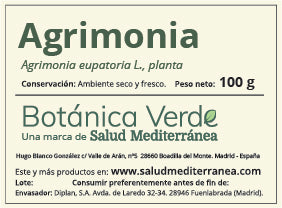 Agrimonia. Planta en bolsa - 100 gr. Botánica Verde