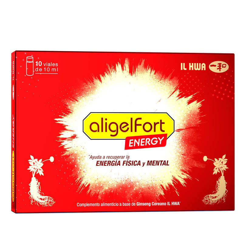 Aligelfort Energy - 10 viales. Tongil. Herbolario Salud Mediterranea