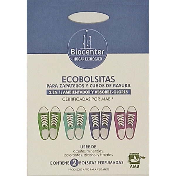 Bolsitas Perfumadas ECO para zapatos - 2 Bolsitas. Biocenter. Herbolario Salud Mediterranea