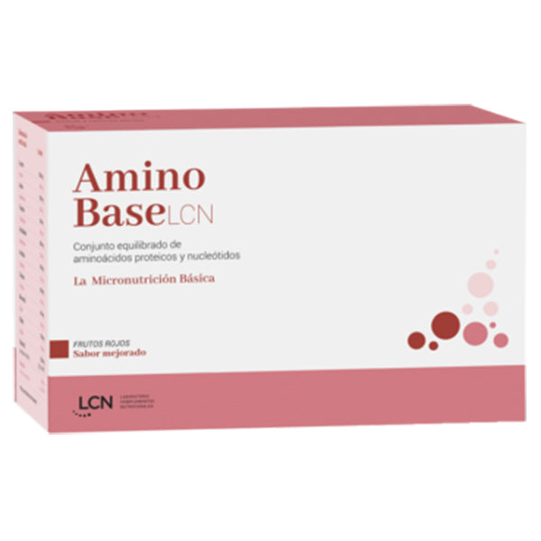 Amino Base sabor Frutos Rojos - 30 Sobres. LCN. Herbolario Salud Mediterranea