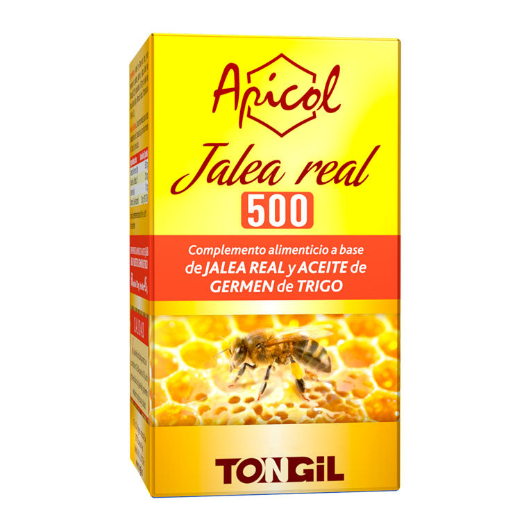 Apicol Jalea Real 500 - 60 Perlas. Tongil. Herbolario Salud Mediterranea