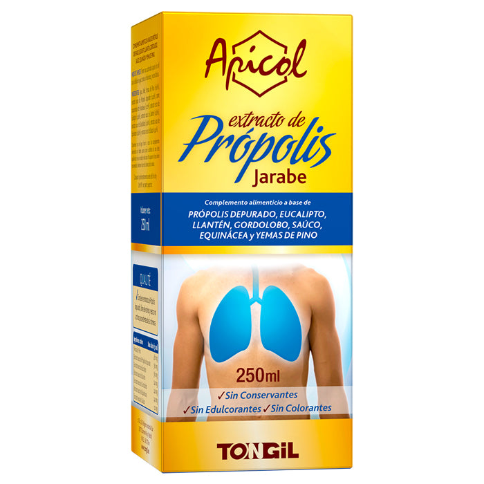 Apicol Jarabe Extracto de Própolis - 250 ml. Tongil. Herbolario Salud Mediterranea