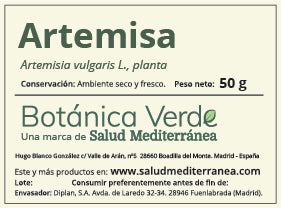 Artemisa. Planta en bolsa - 50 gr. Botánica Verde