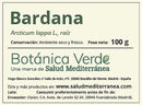 Bardana en raíz. Planta en bolsa - 100 gr. Botánica Verde