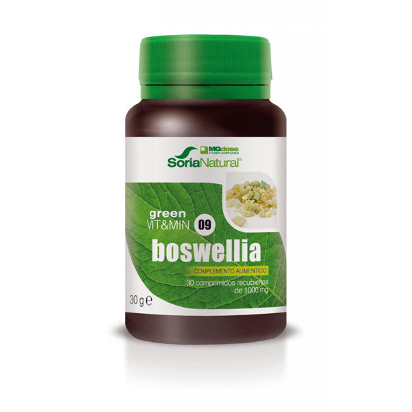 Green Vit&Min 09. Boswellia - 30 Comprimidos. Soria Natural. Herbolario Salud Mediterranea