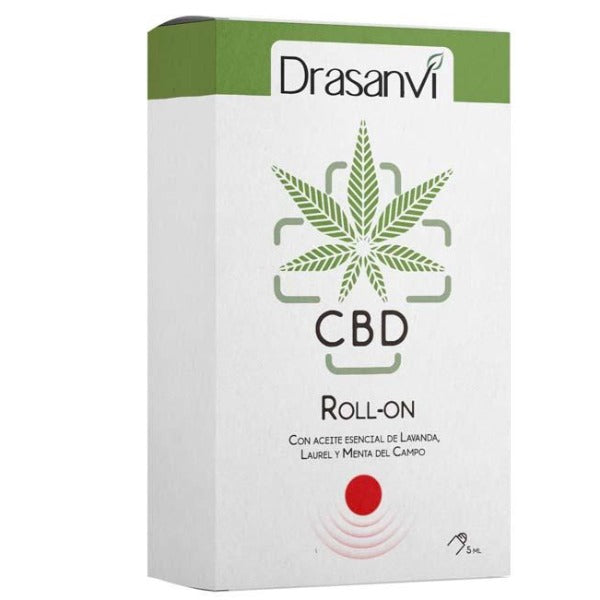Roll-on CBD Rojo Alivio y tensiones de cabeza - 5 ml. Drasanvi. Herbolario Salud Mediterránea