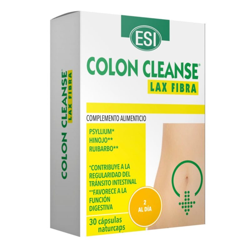 Colon Cleanse Lax Fibra - 30 Naturcaps. ESI. Herbolario Salud Mediterranea