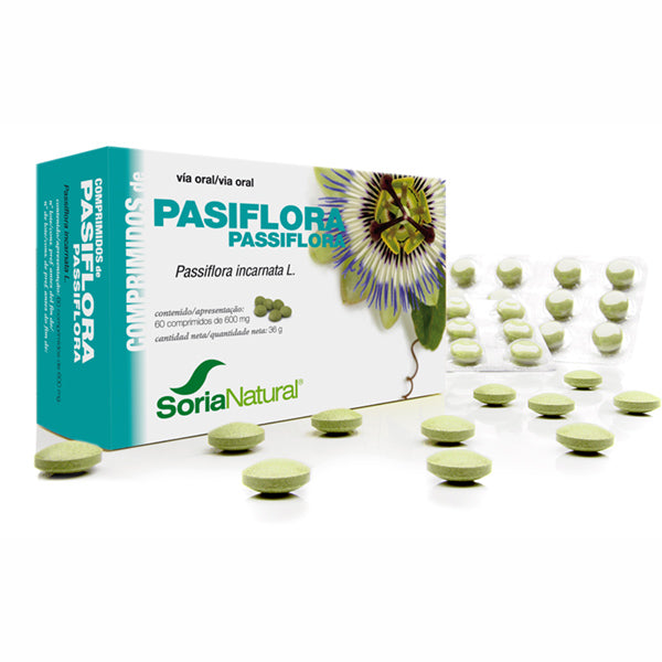 Pasiflora - 60 Comprimidos. Soria Natural. Herbolario Salud Mediterránea