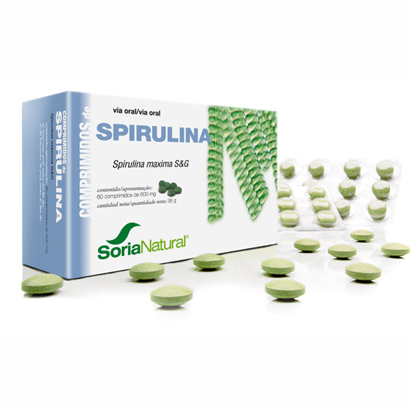 Soria Natural, alSpirulina - 60 Comprimidos. Soria Natural. Herbolario Salud Mediterranea