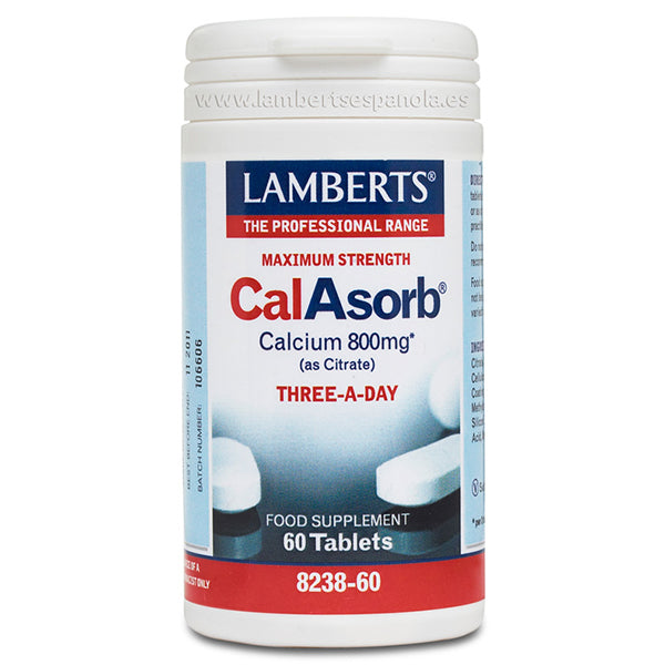 CalAsorb - 60 Tabletas. Lamberts. Herbolario Salud Mediterranea