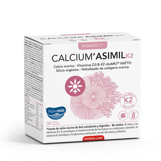 Calcium'Asimil K2 - 30 Sobres. Intersa Labs. Herbolario Salud Mediterranea