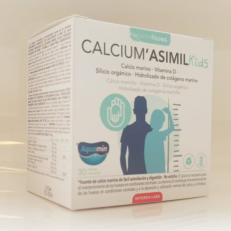 Calcium'asimil Kids - 30 Sobres. Intersa Labs. Herbolario Salud Mediterranea