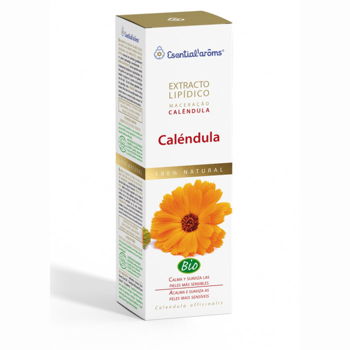 Extracto Lipídico de Caléndula BIO - 100 ml. Esential´arôms. Herbolario Salud Mediterranea