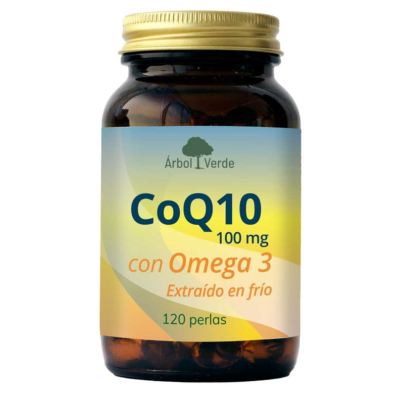 Coenzima Q10 con Omega 3 - 120 Perlas. Árbol Verde. Herbolario Salus Mediterranea