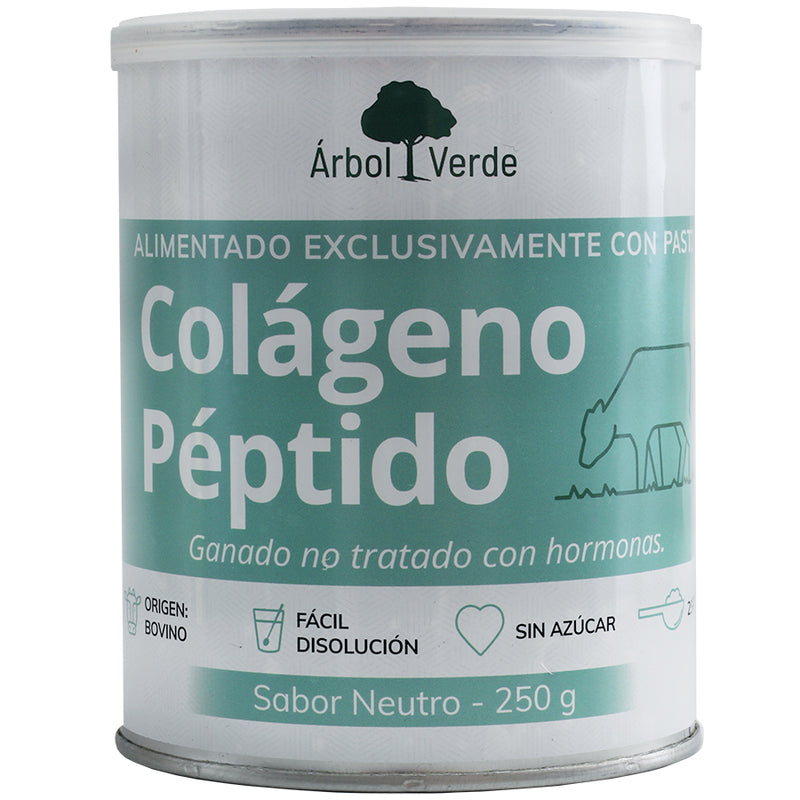 Colágeno Péptido Sabor neutro - 250 g. Árbol Verde. Herbolario Salud Mediterranea
