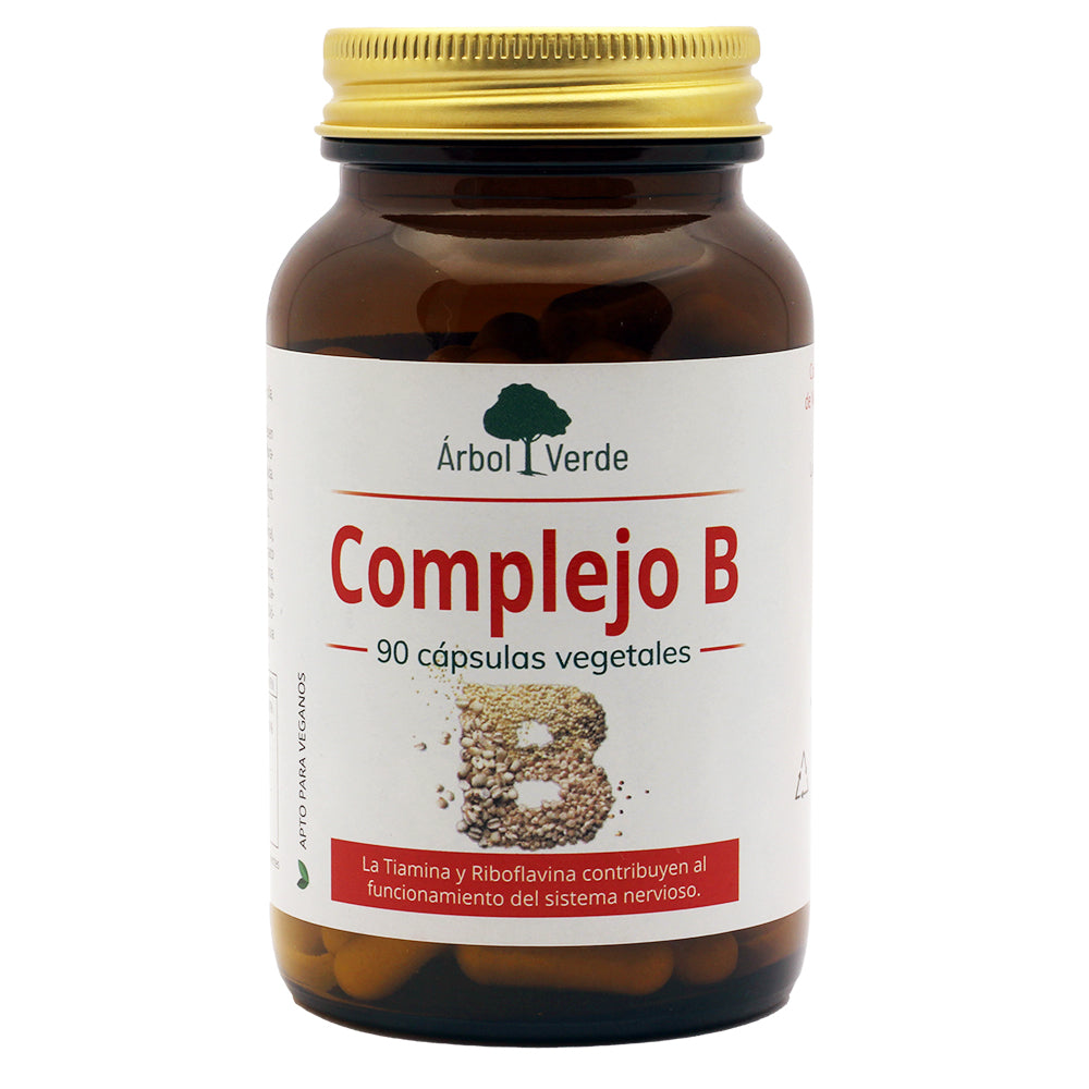 Complejo B - 90 Cápsulas Vegetales. Árbol Verde. Herbolario Salud Mediterranea