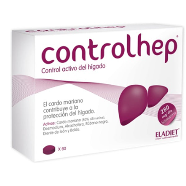 Control Hep - 60 Comprimidos. Eladiet. Herbolario Salud Mediterranea