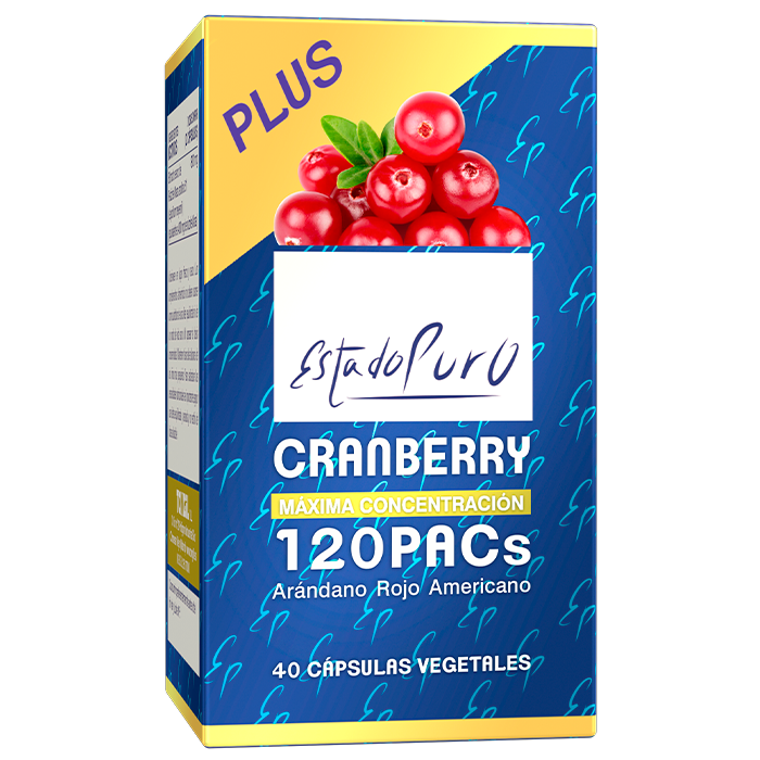Cranberry 120 PACS - 40 Cápsulas. Estado Puro. Herbolario Salud Mediterránea
